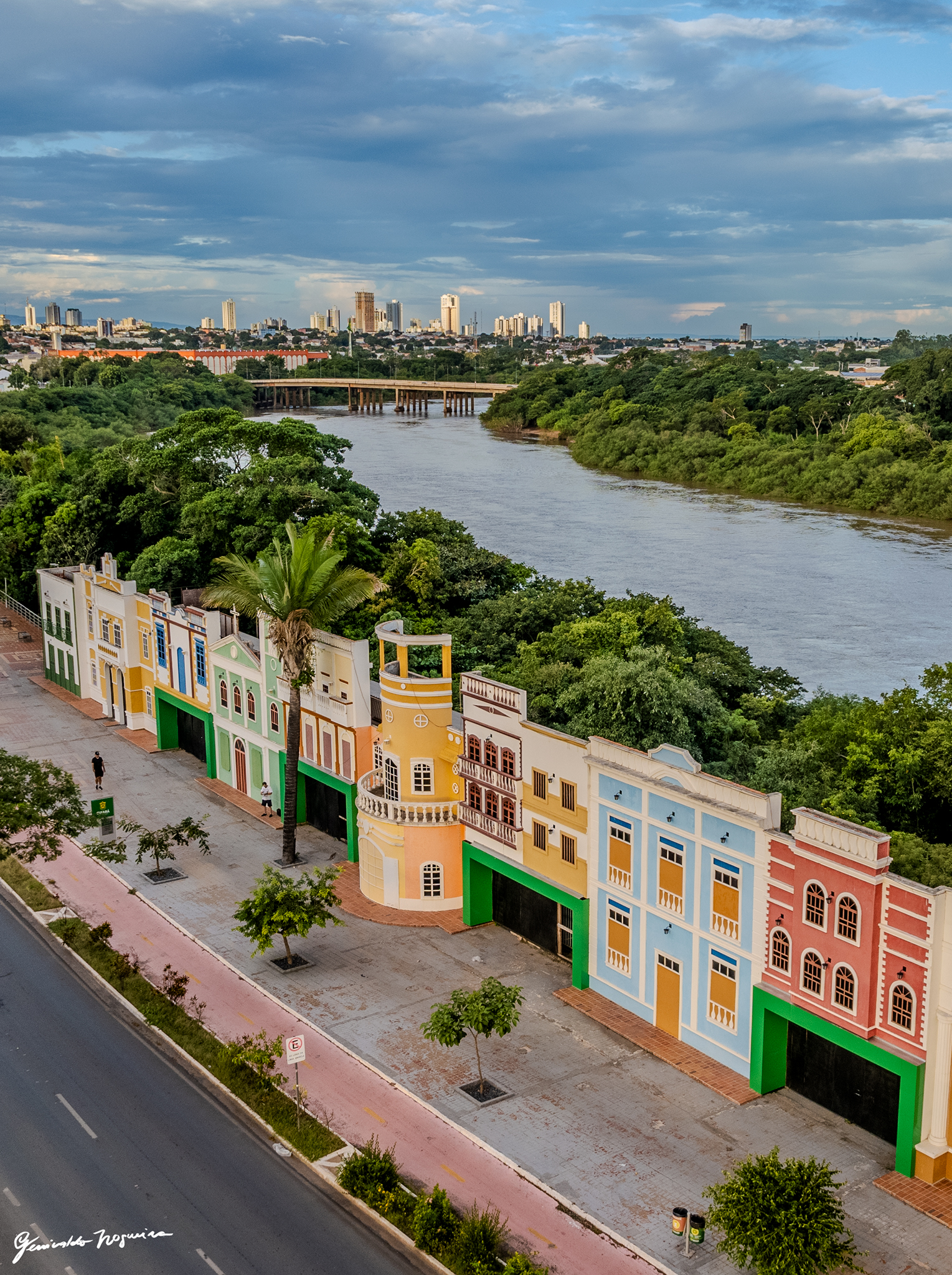 Réplica de casas históricas centro antigo de Cuiabá