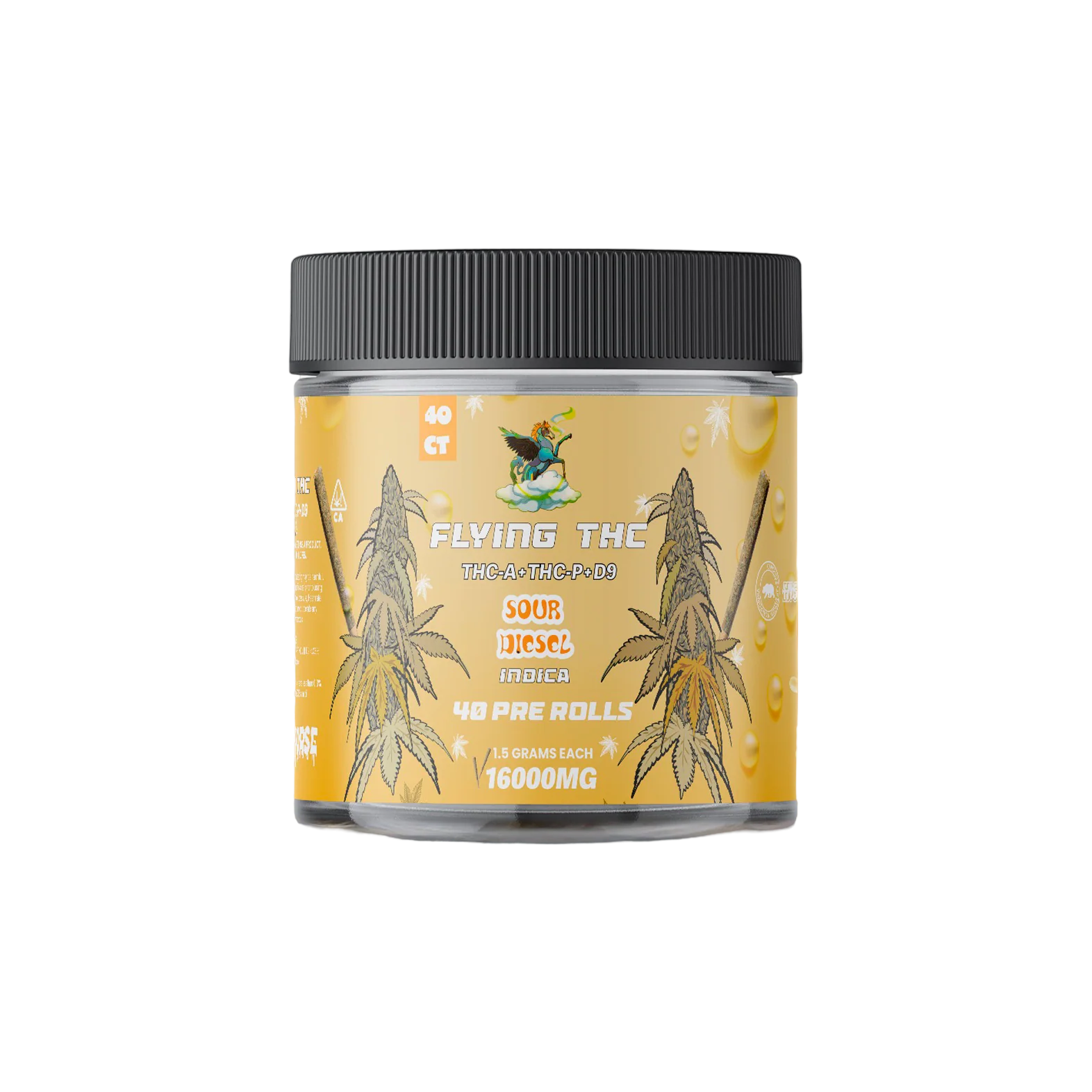 FLYING HORSE THC PREROLL 40CT/JAR