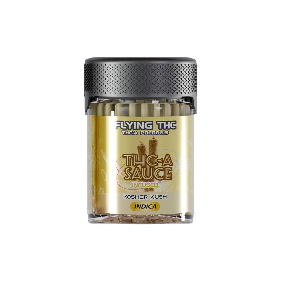 FLYING THC THCA SAUCE PREROLL 50CT/JAR