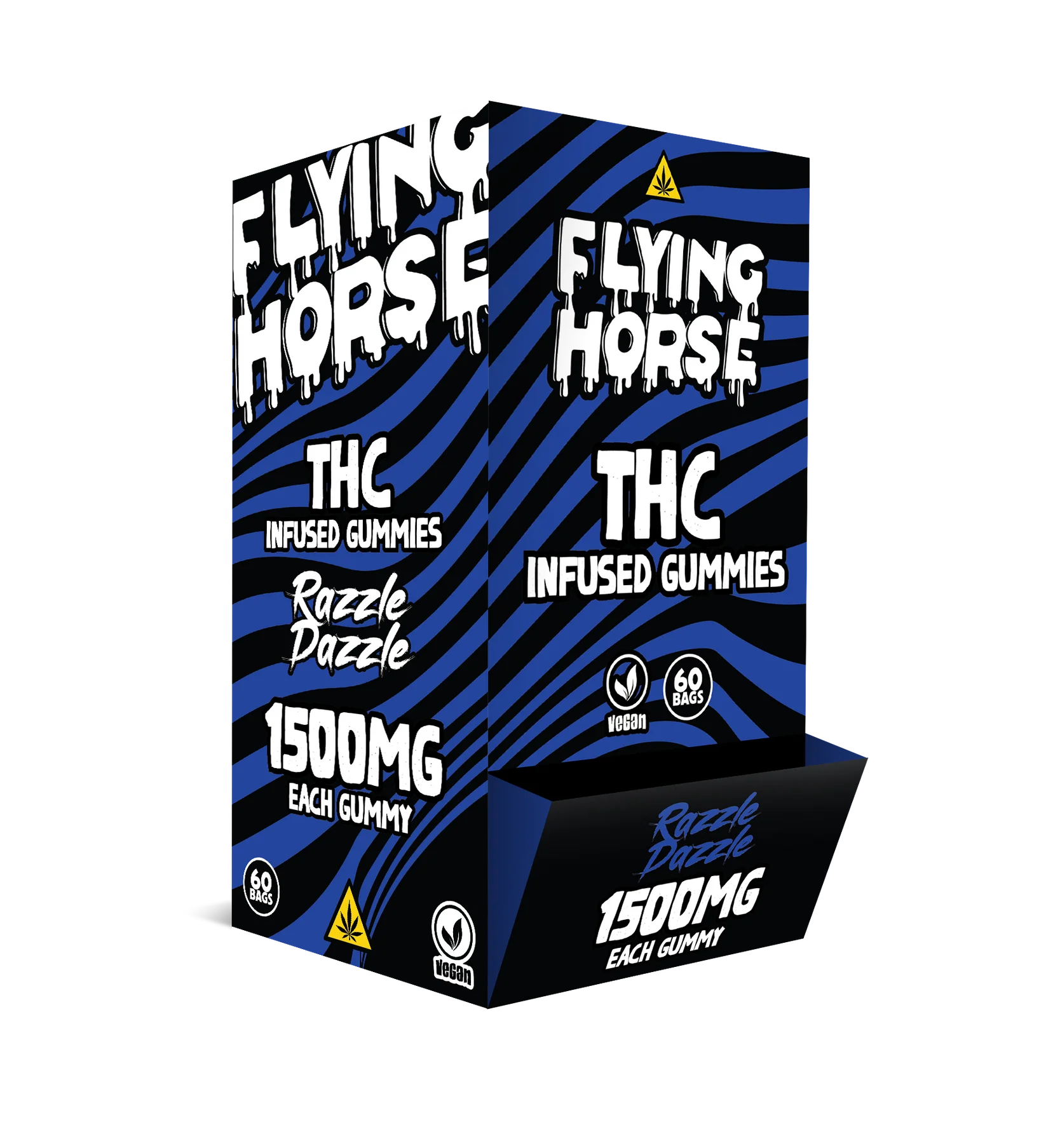 FLYING HORSE THC INFUSED GUMMIES 1500MG 60CT/BX