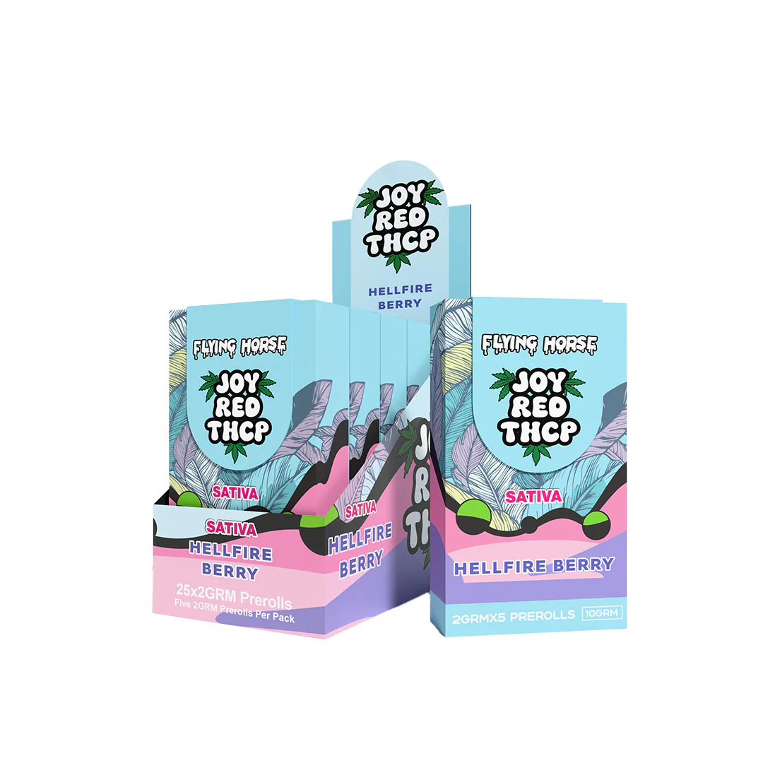 FLYING HORSE JOY RED THCP PREROLL 5PK