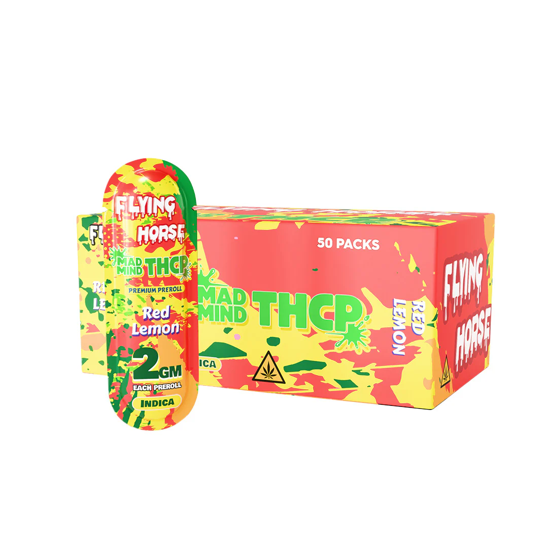 FLYING HORSE MAD MIND THCP 2GM PREROLL 50CT/BX