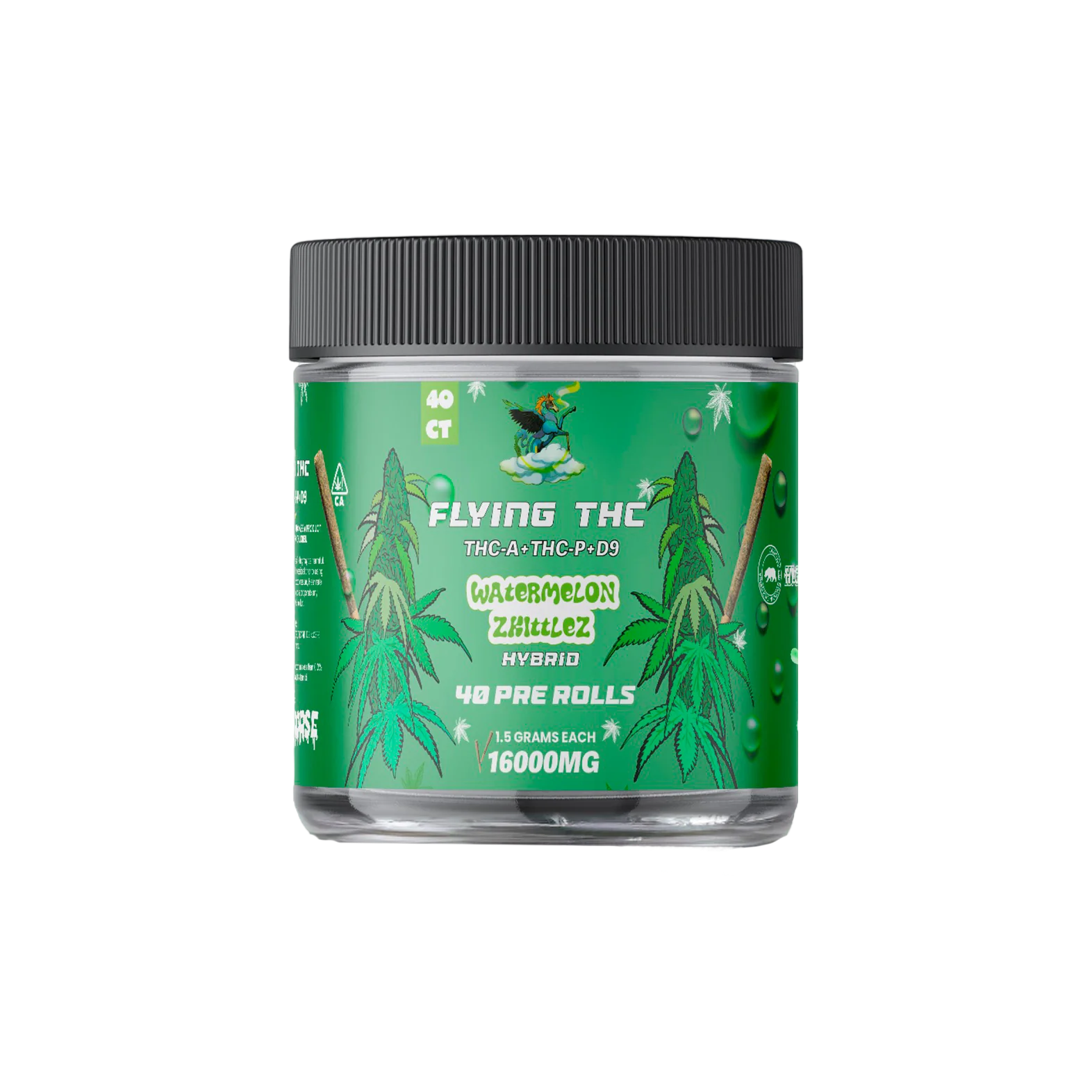 FLYING HORSE THC PREROLL 40CT/JAR
