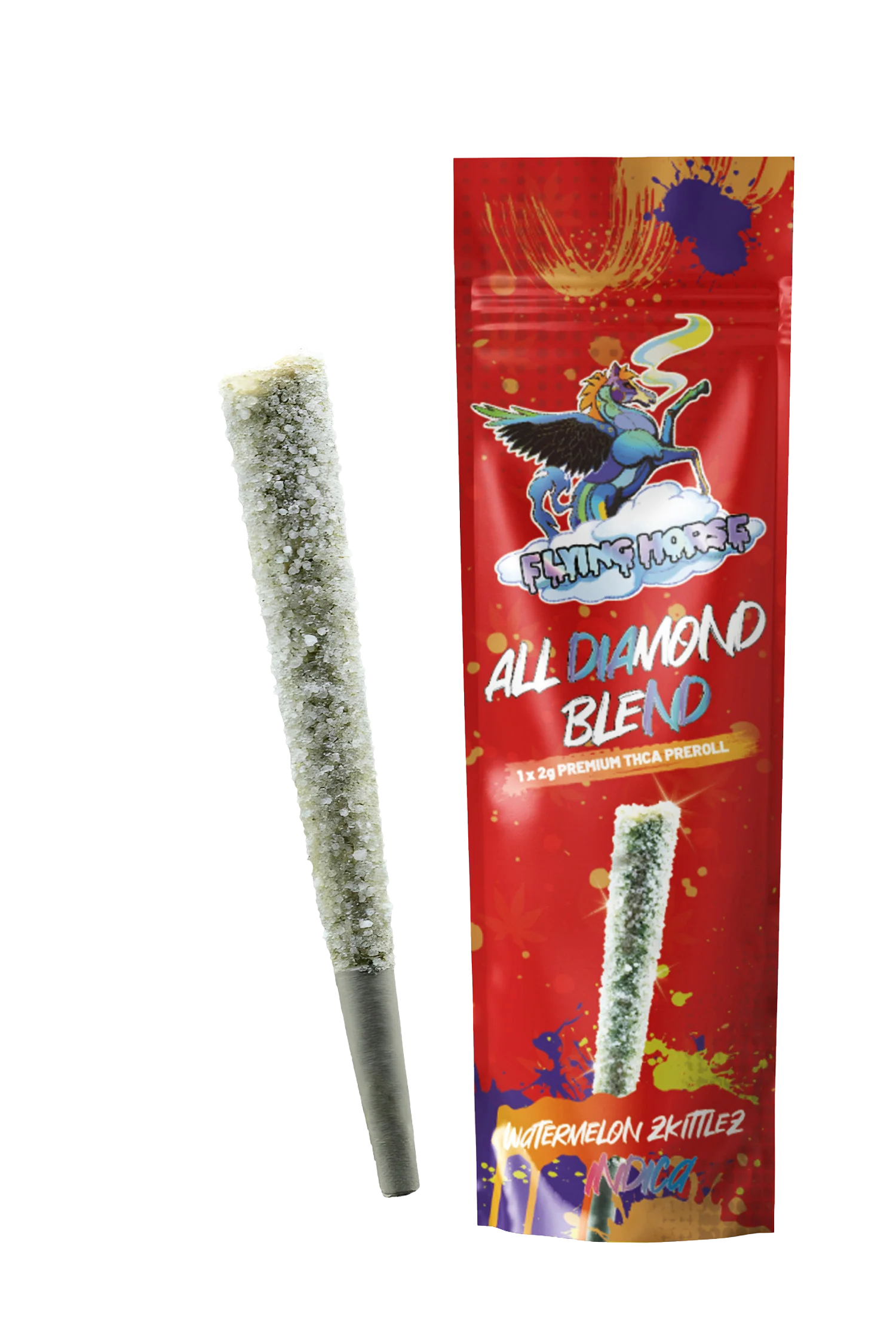 FLYING HORSE ALL DIAMOND BLEND PREROLL 10CT/BX