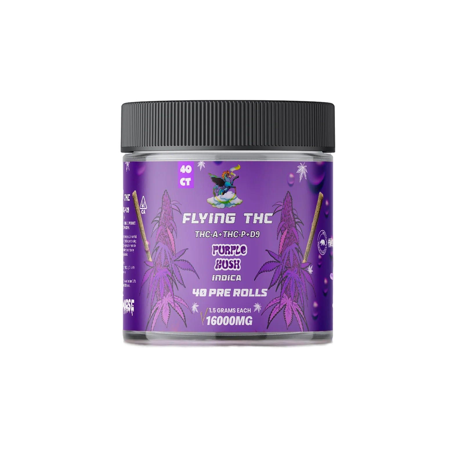 FLYING HORSE THC PREROLL 40CT/JAR