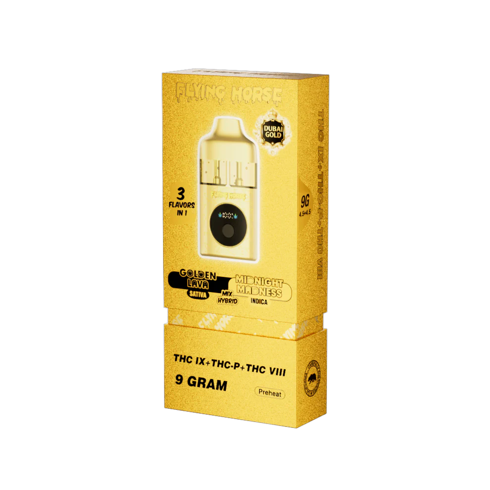 Flying Horse Dubai Gold 3 in 1 Disposable 9G
