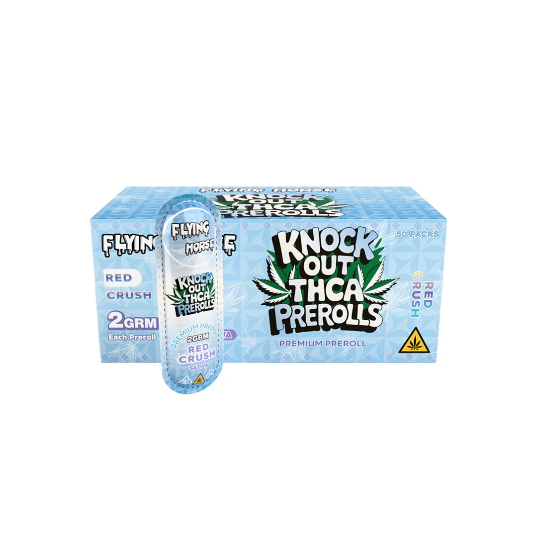 FLYING HORSE KNOCK OUT THCA 2GM PREROLL 50CT/BX