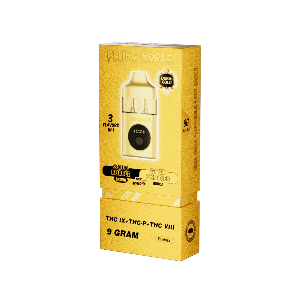 Flying Horse Dubai Gold 3 in 1 Disposable 9G