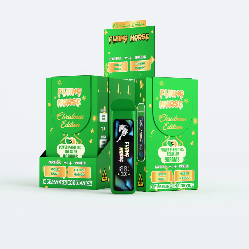 FLYING HORSE CHRISTMAS EDITION 9GM DISPOSABLE
