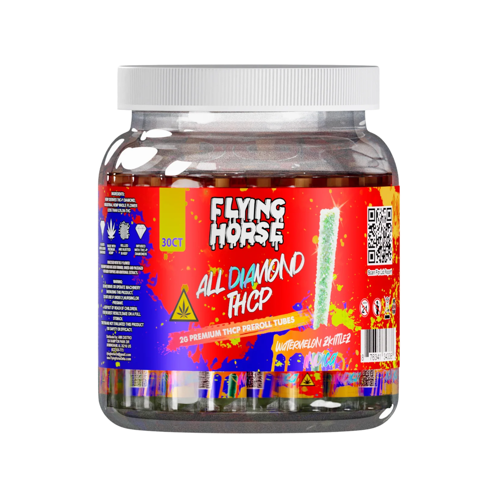 ALL DIAMOND THCP PREROLL 30CT/JAR