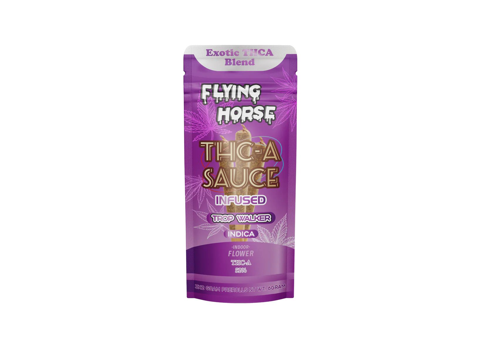 FLYING HORSE EXOTIC BLEND THCA SAUCE PREROLL 3PK 10CT/BX