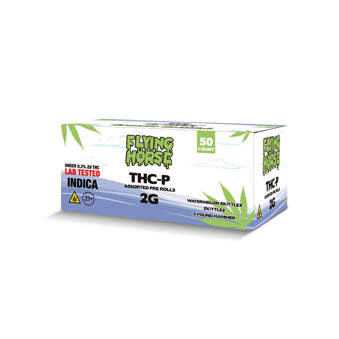 FLYING HORSE THCP TUBE 2GM PREROLL 50CT/BX