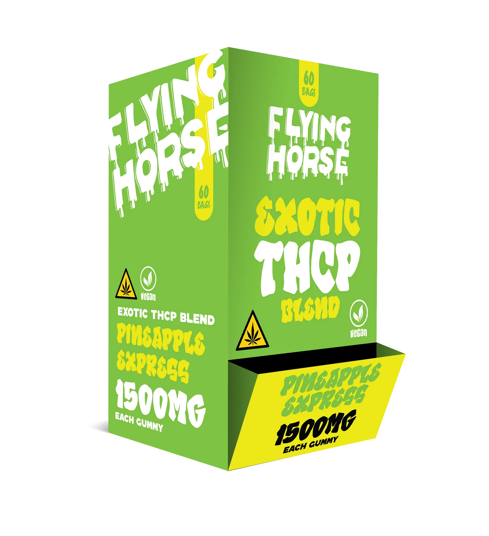 FLYING HORSE EXOTIC THCP 1500MG 60CT/BX