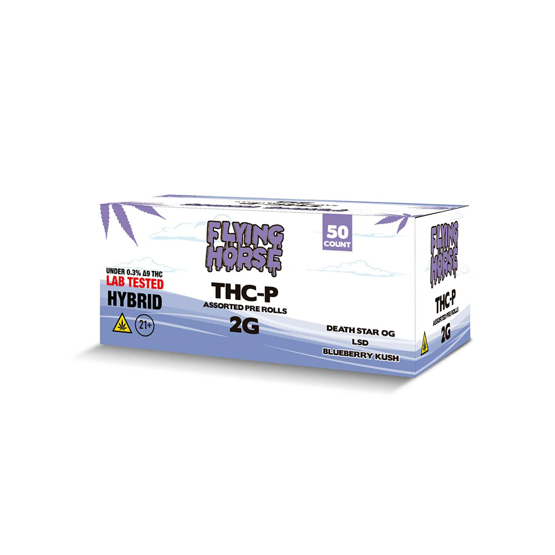 FLYING HORSE THCP TUBE 2GM PREROLL 50CT/BX