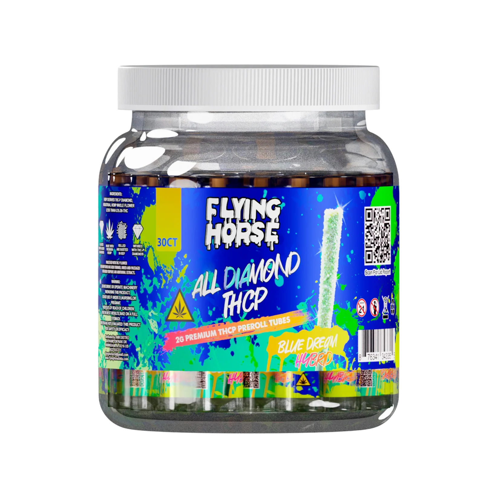 ALL DIAMOND THCP PREROLL 30CT/JAR