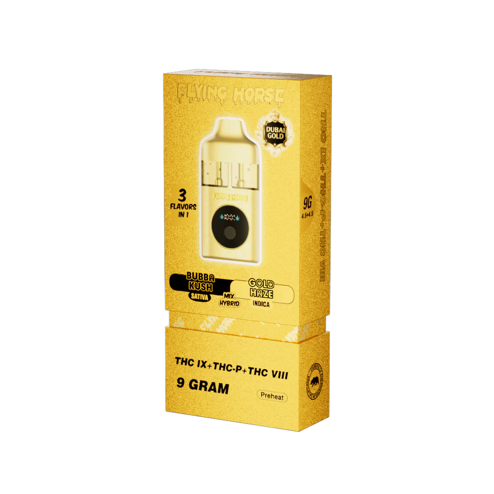 Flying Horse Dubai Gold 3 in 1 Disposable 9G