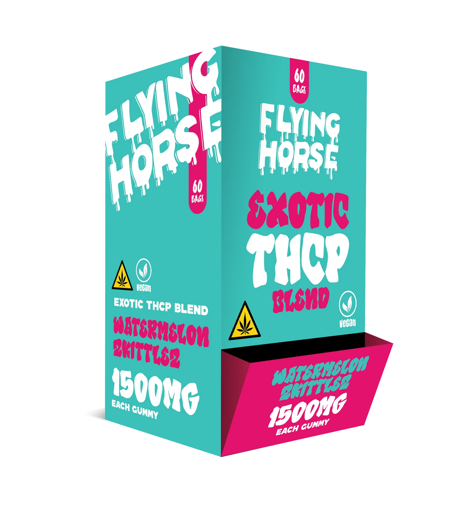 FLYING HORSE EXOTIC THCP 1500MG 60CT/BX