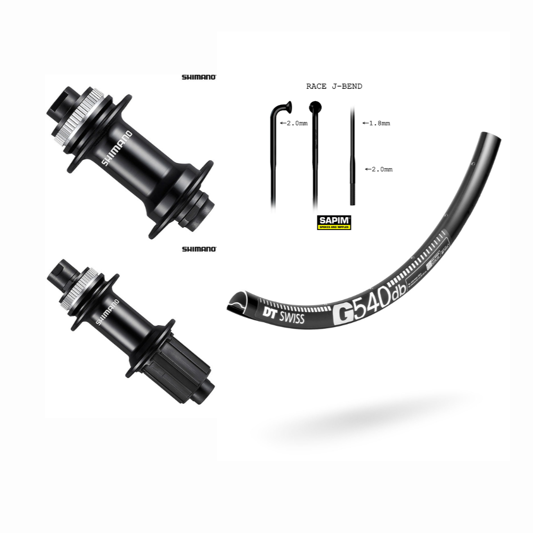 Entry Gravel Wheelset - DT Swiss G540 rim, Shimano RS470 hub