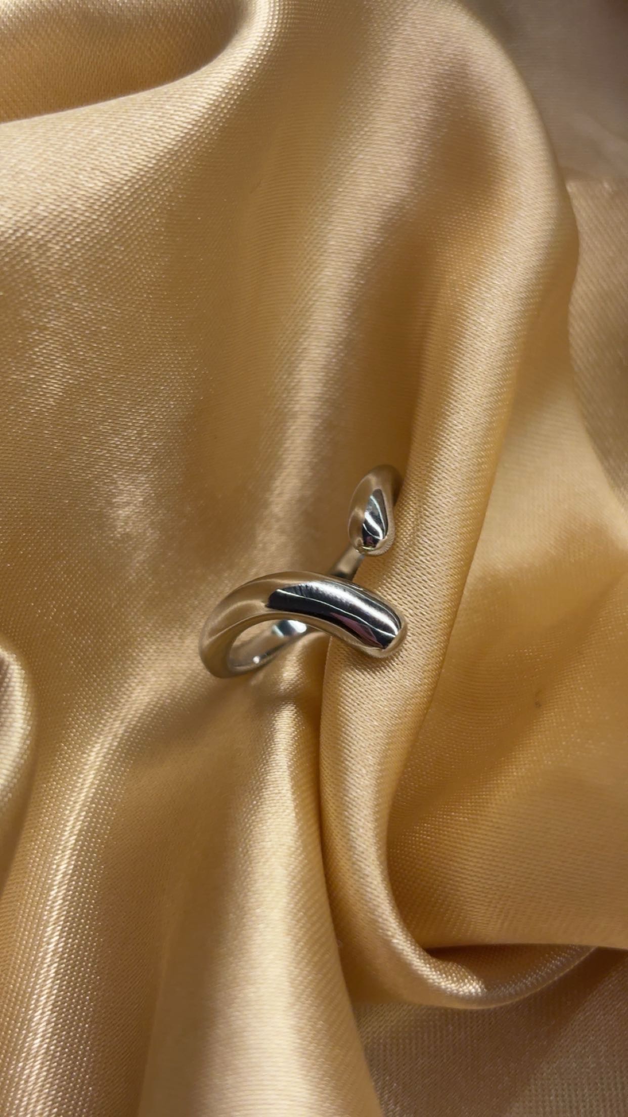 Bague Éloria argentée  