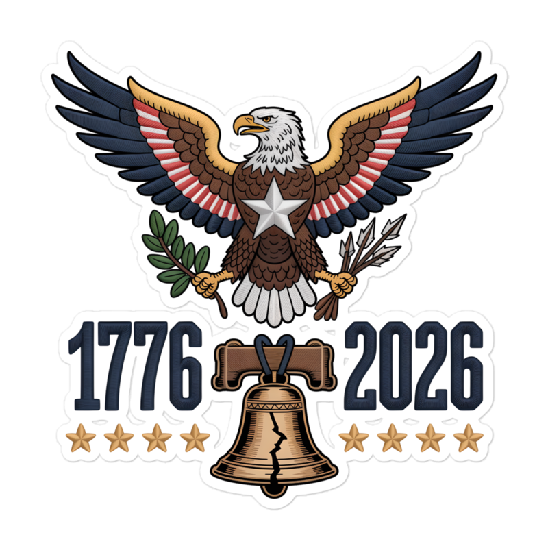 Semiquincentennial Limited Edition Bubble-free stickers