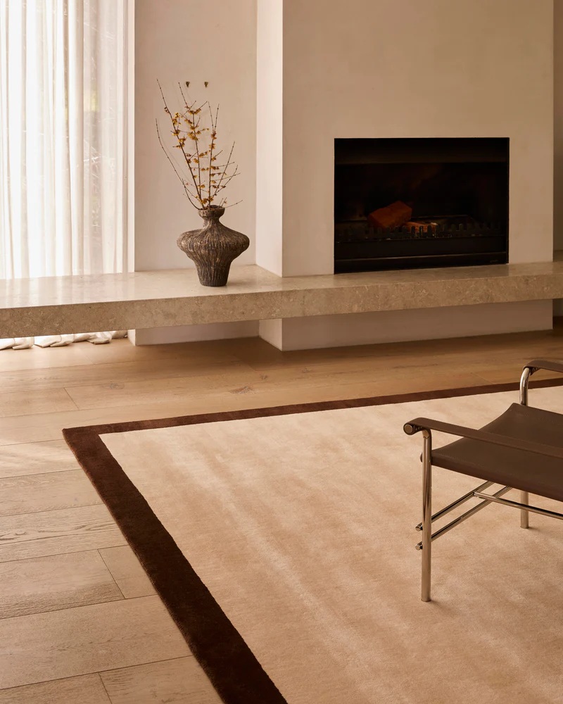 Modern Beige Area Rug