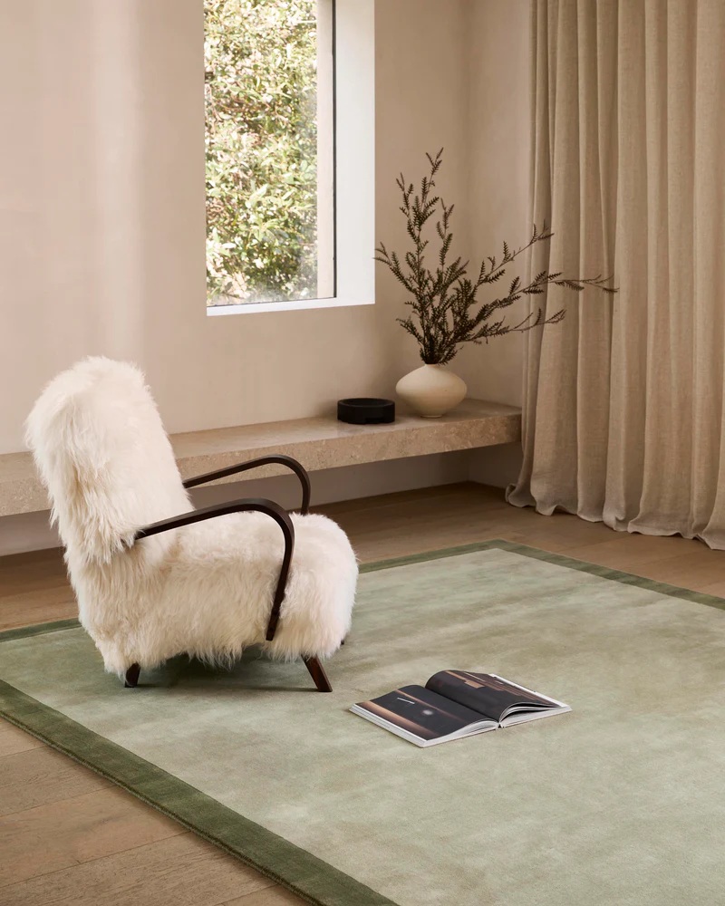 Modern Two-Tone Area Rug
