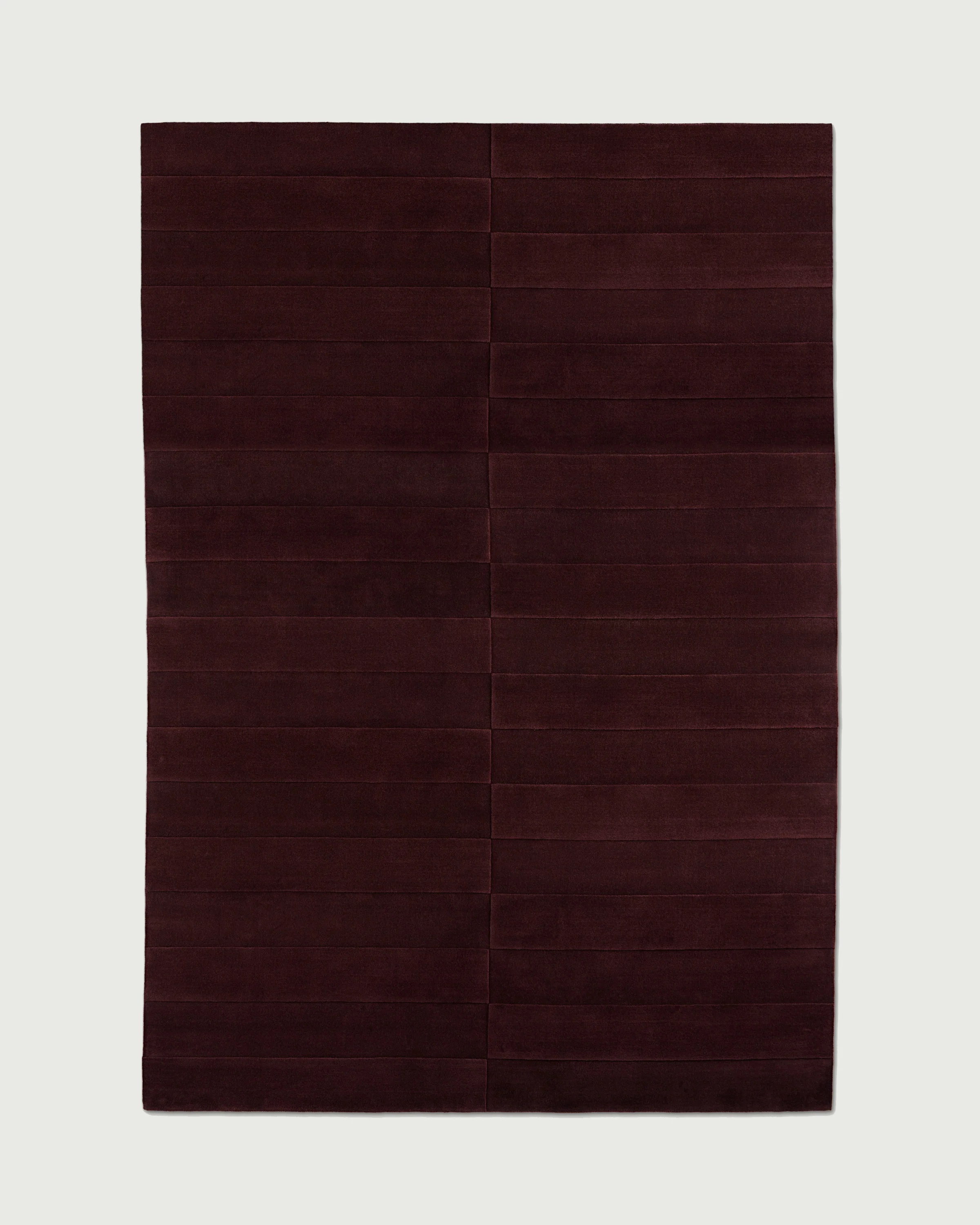 Modern Burgundy Area Rug