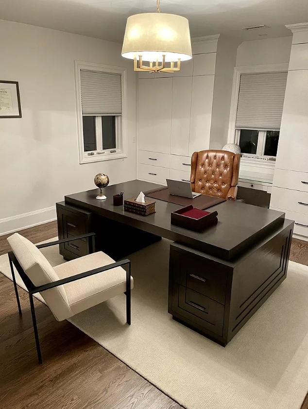 Cream Wool/Viscose Area Rug