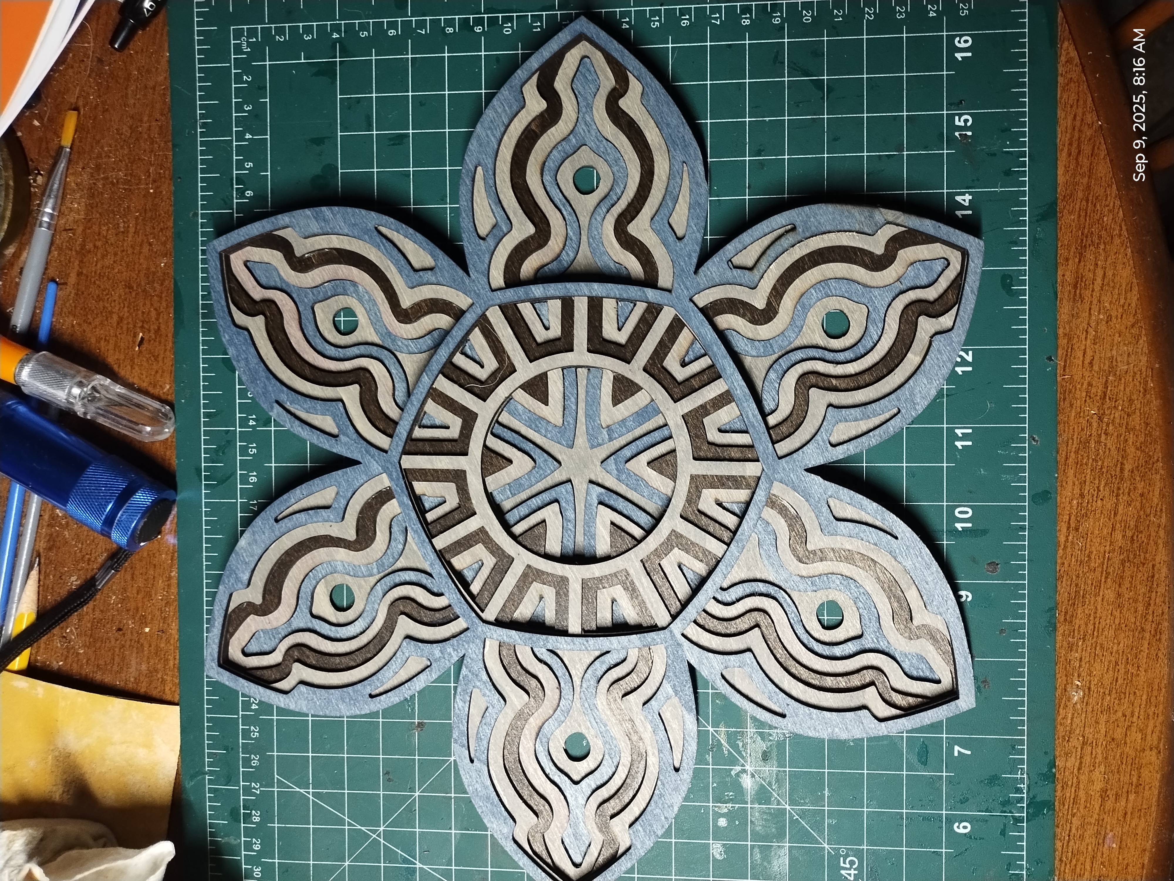 Wooden Mandala Wall Art