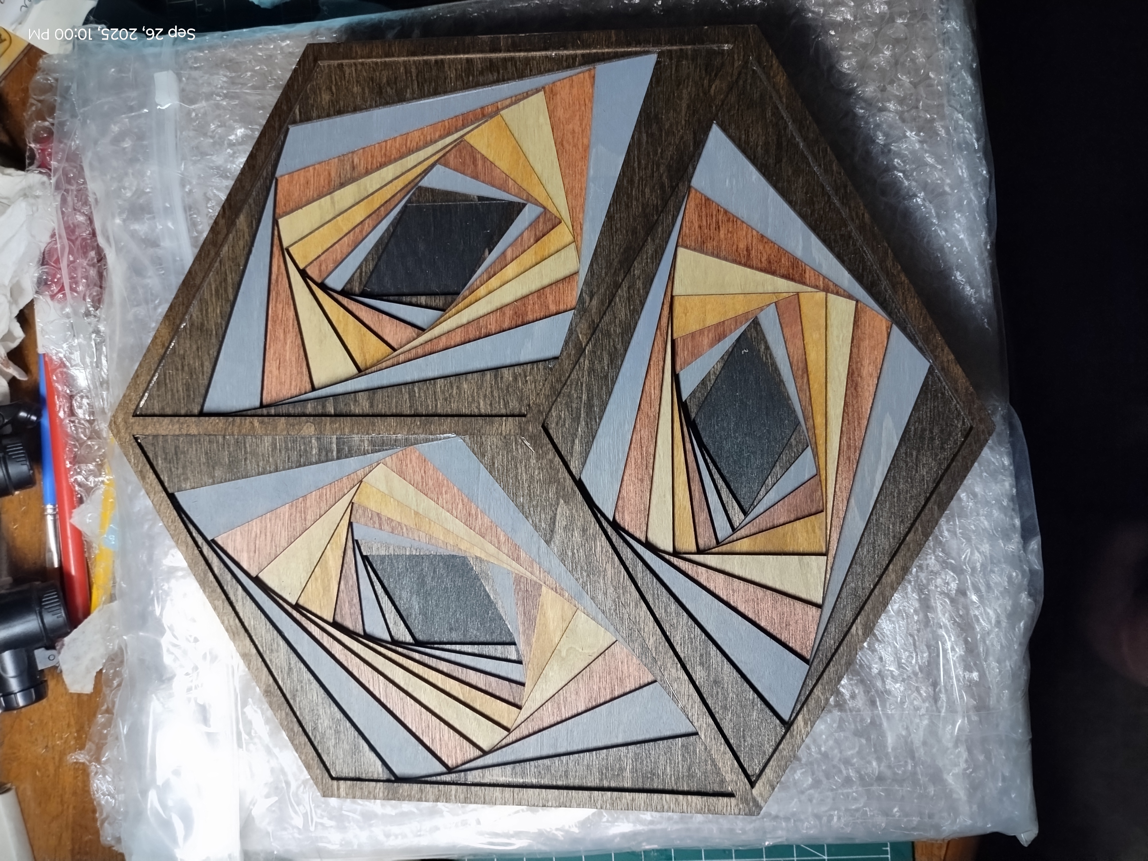 Geometric Wood Wall Art
