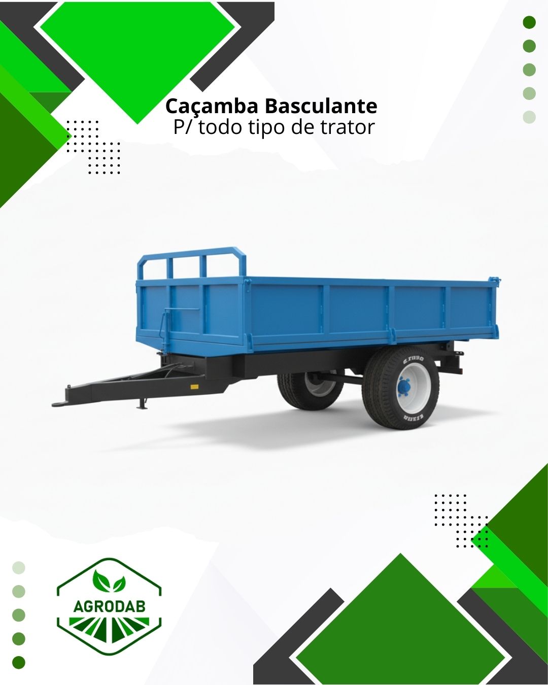 Caçamba Basculante Agrícola