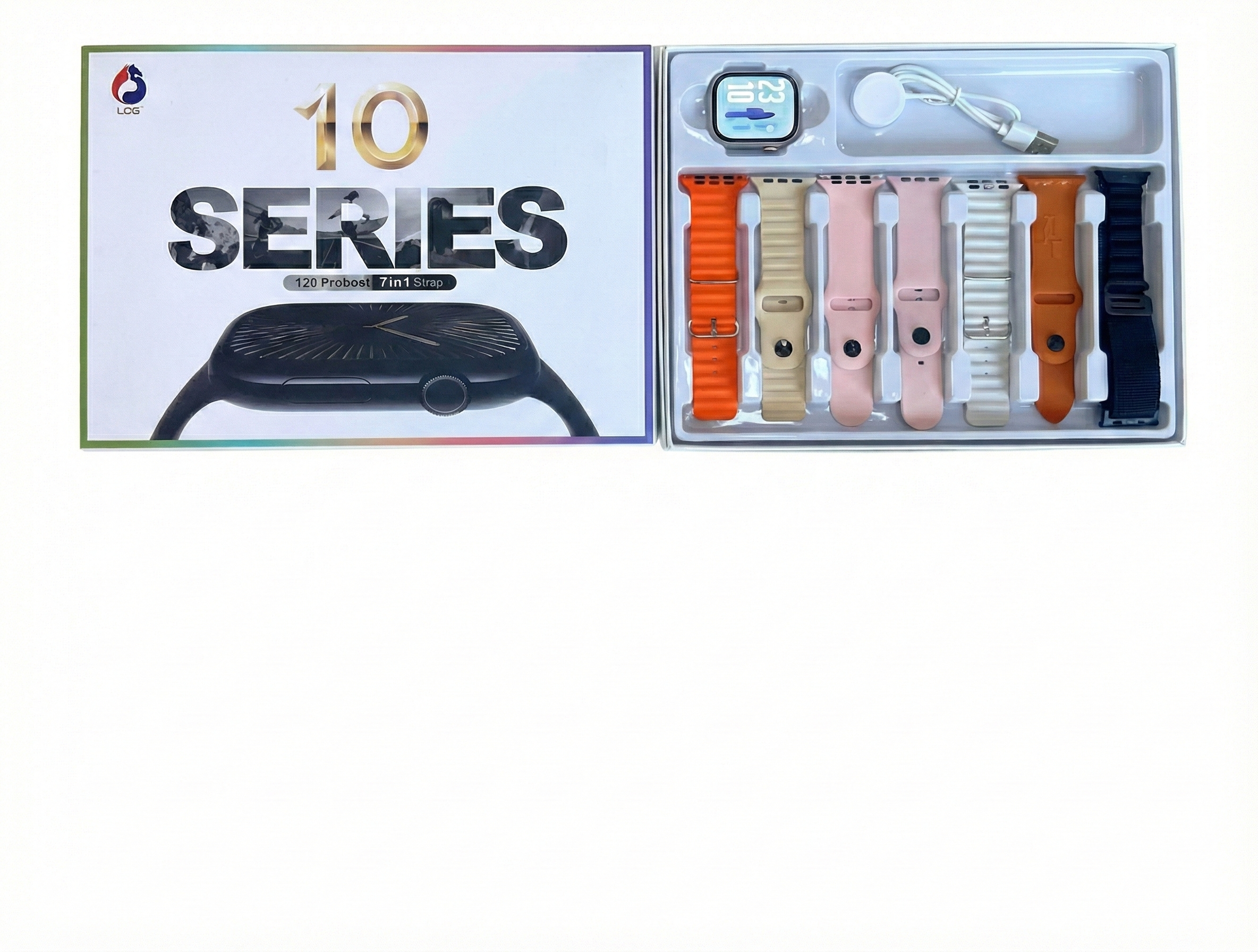 ElectroNix 10 Series Smart Watch Ultimate Combo (7-in-1 Straps)