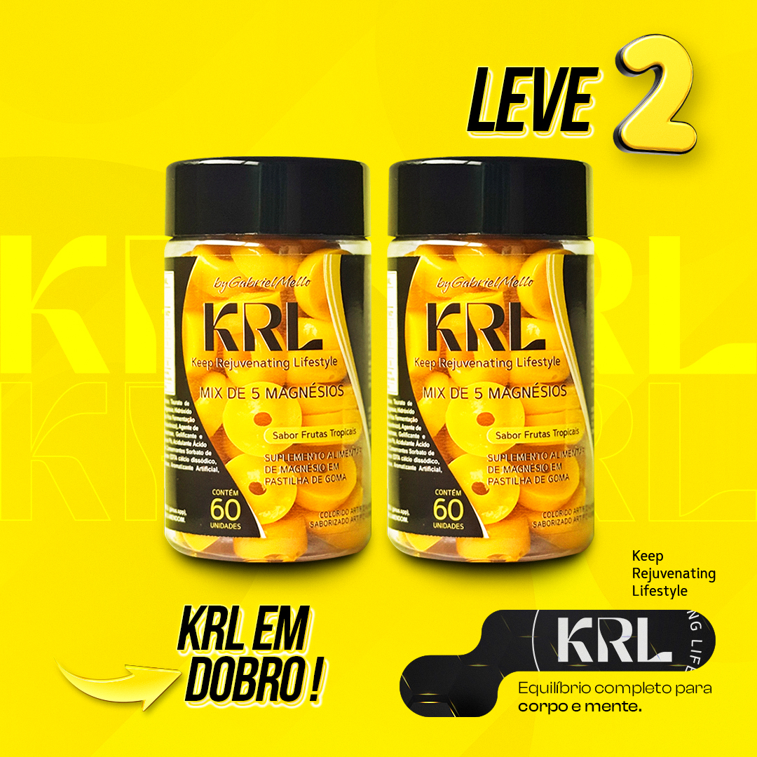 Kit em Dobro - Mix de 5 Magnésios KRL