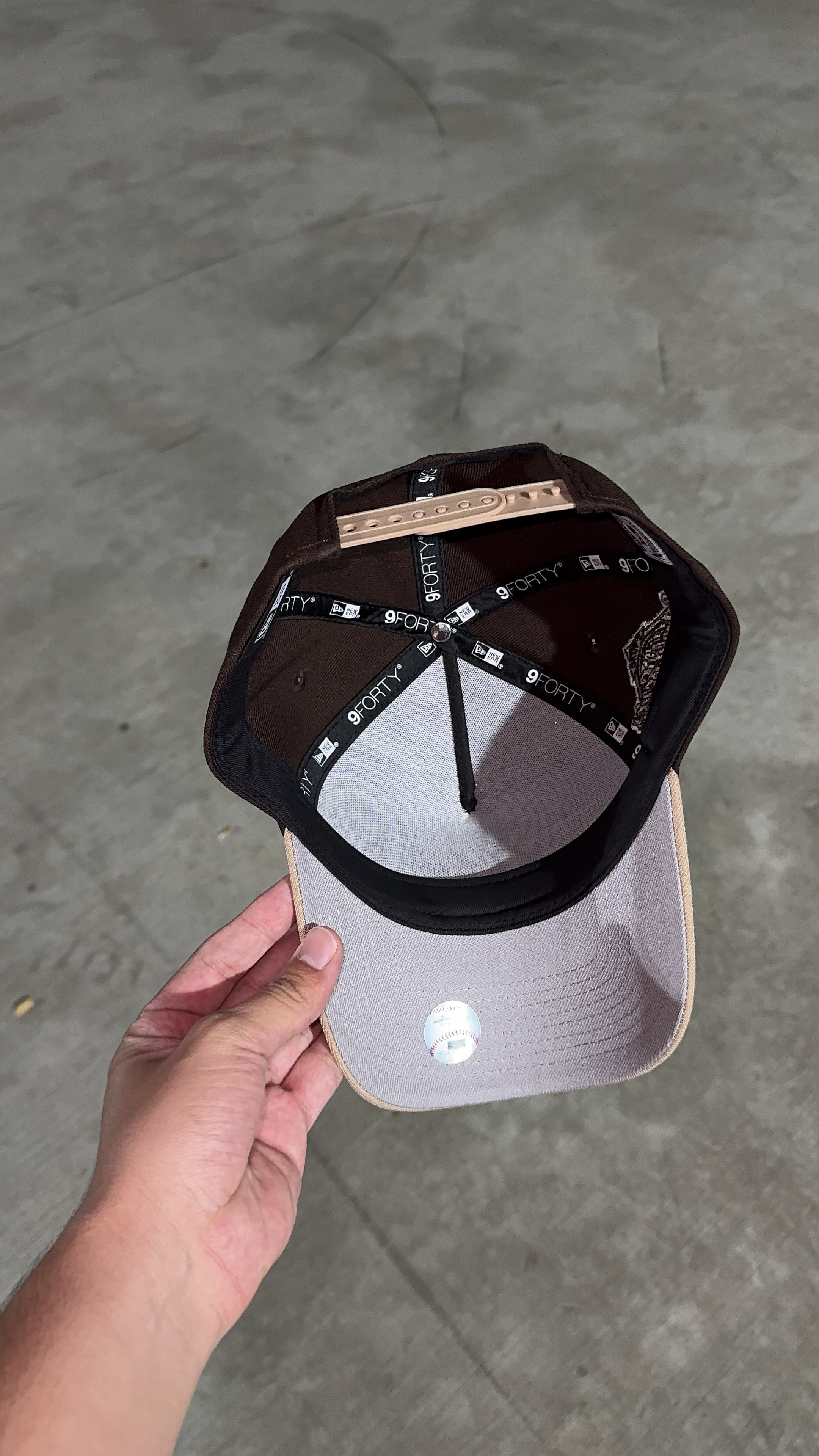 New York Yankees World Series Cream 9forty Snapback