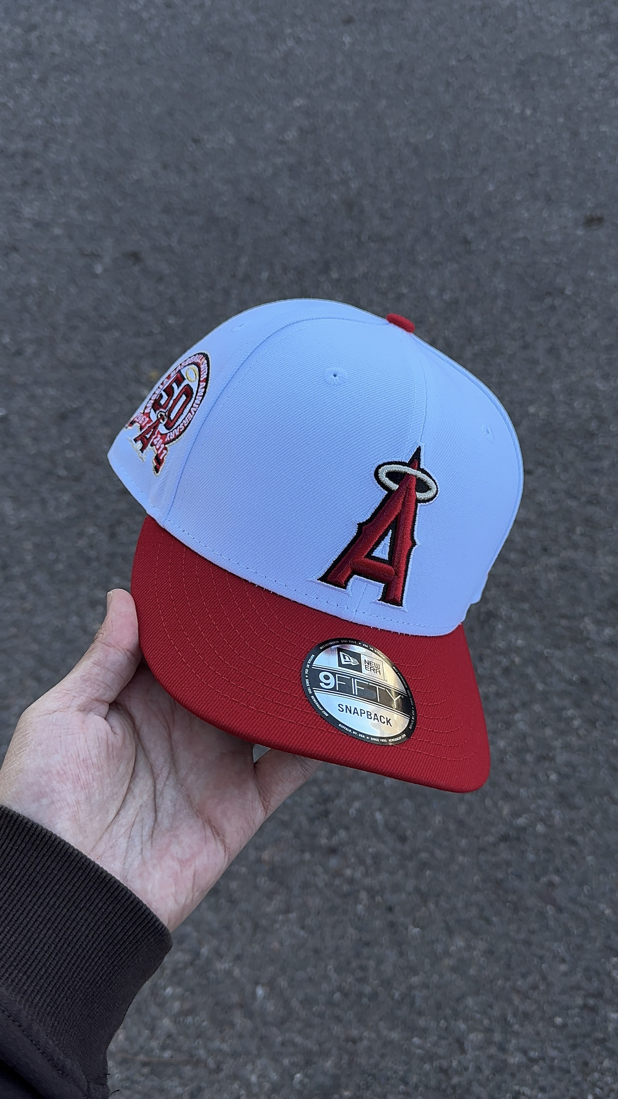 California Angels 50th Anniversary Red/White 9fifty Snapback