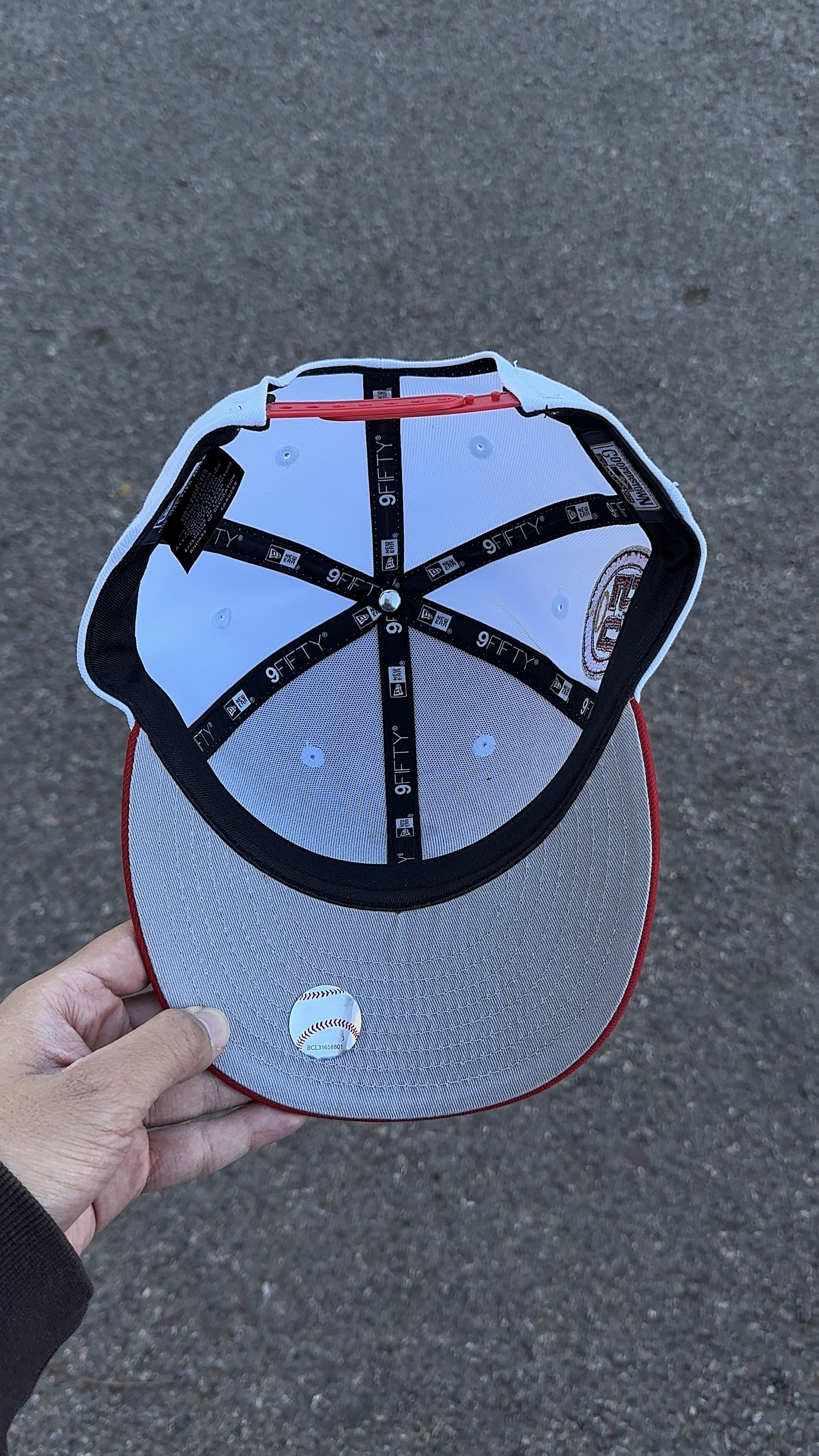 California Angels 50th Anniversary Red/White 9fifty Snapback