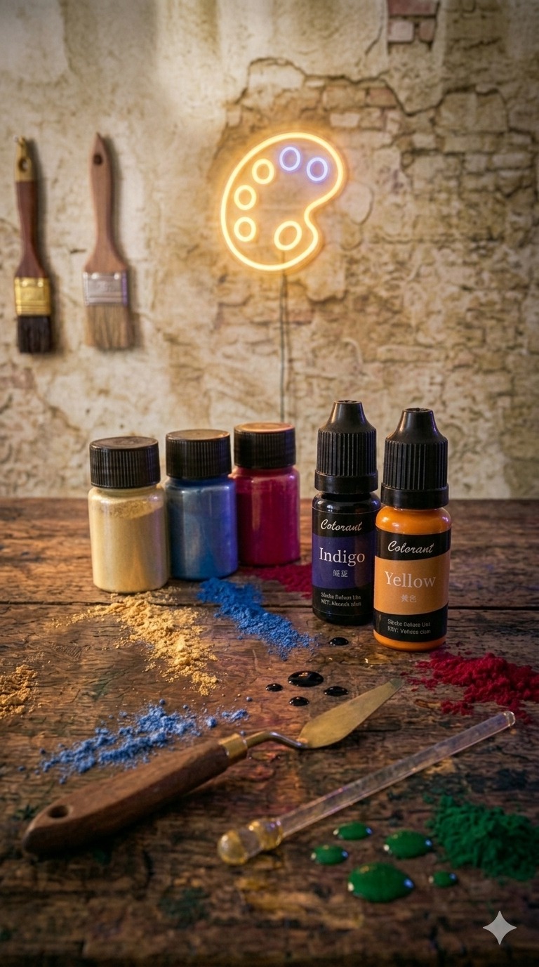 Pigmentos de aceite concentrados