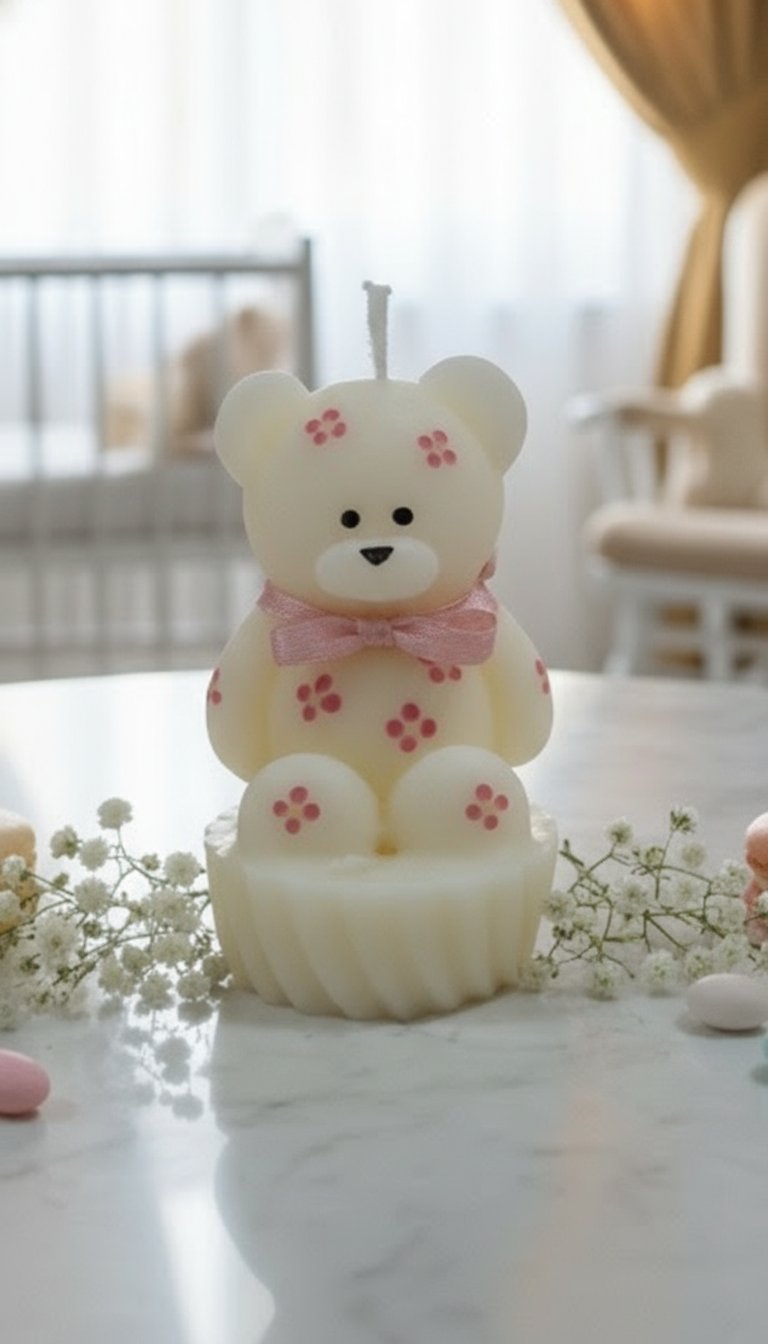 12 Ositos en Funditas de organza.