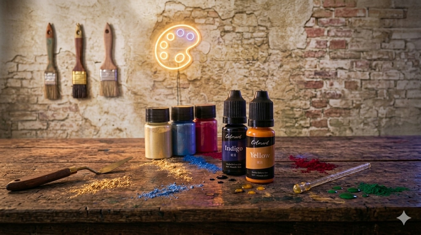 Pigmentos de aceite concentrados