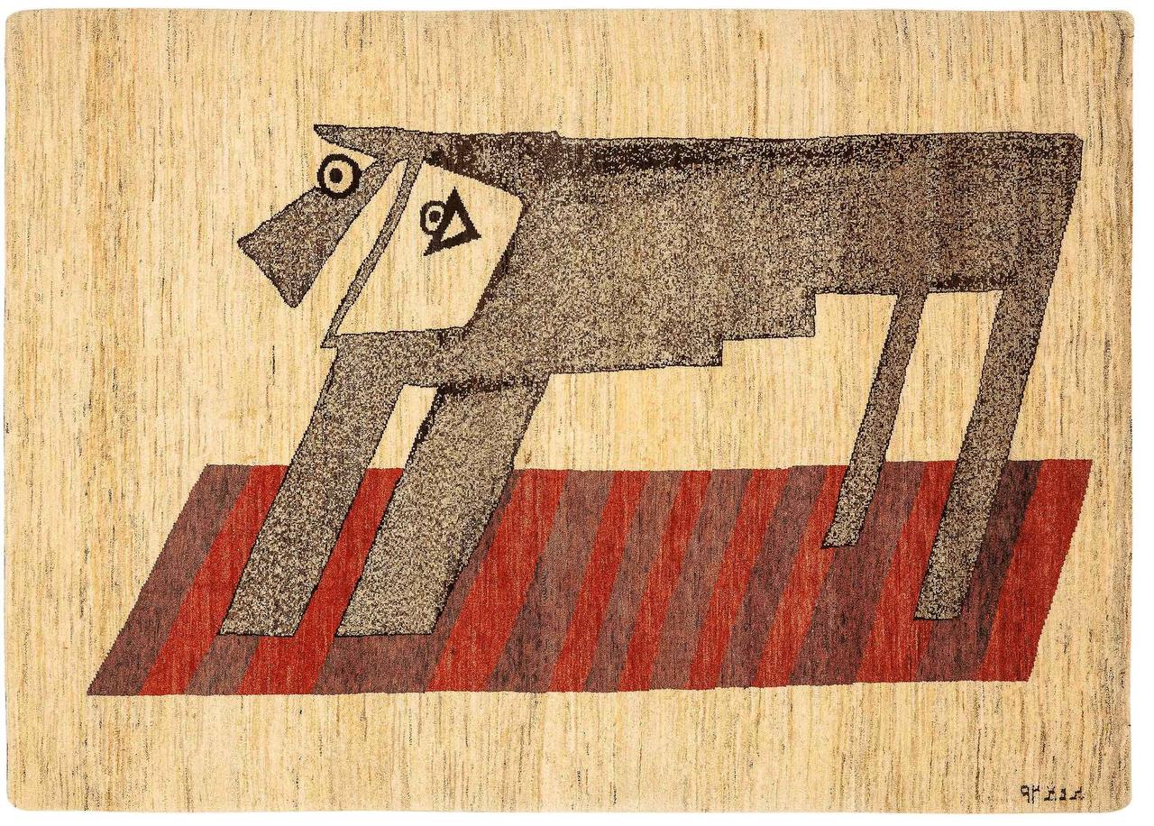 Lion on Kilim , 2013