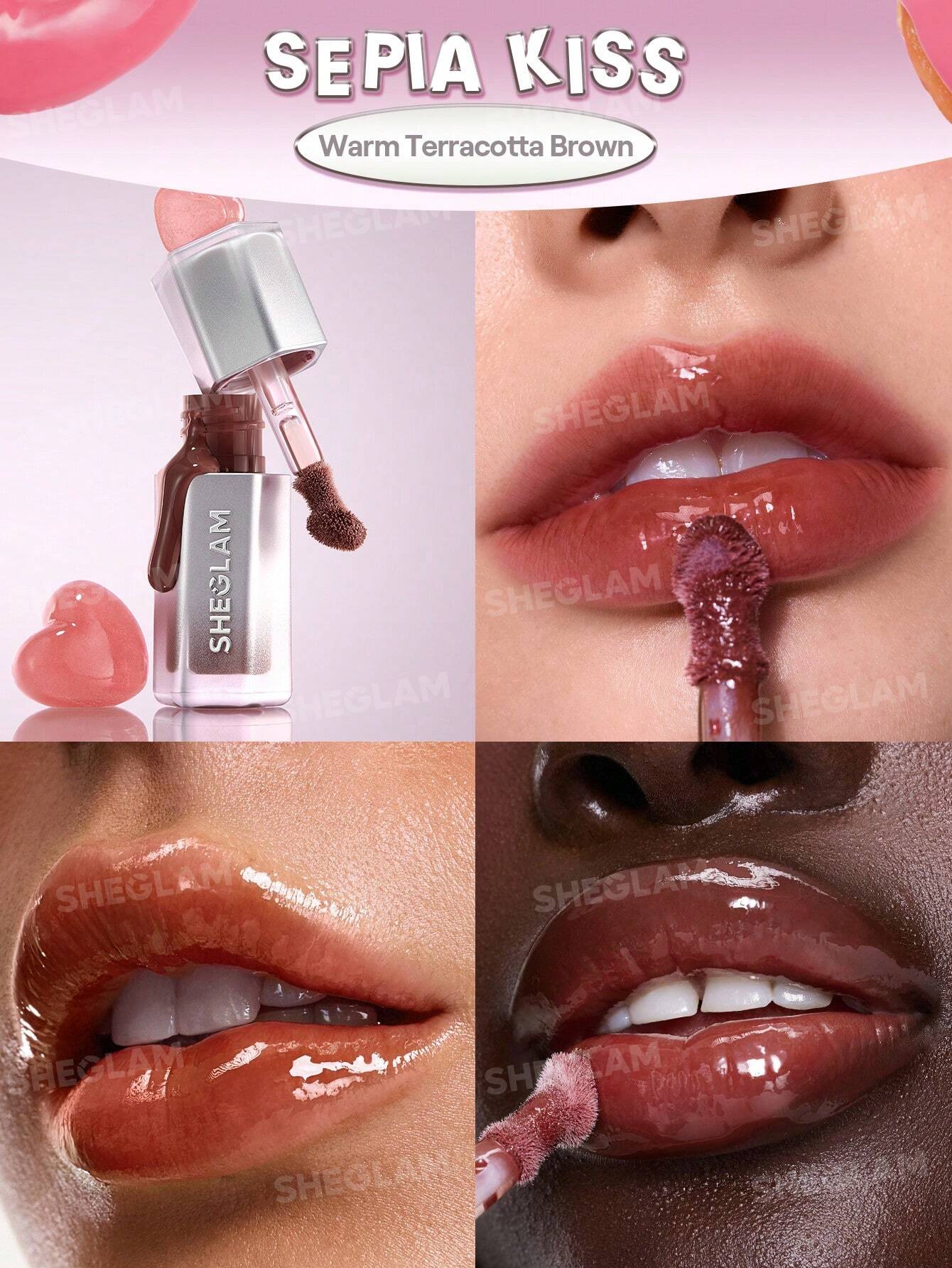 Glass Lock Air Gloss-Sepia Kiss