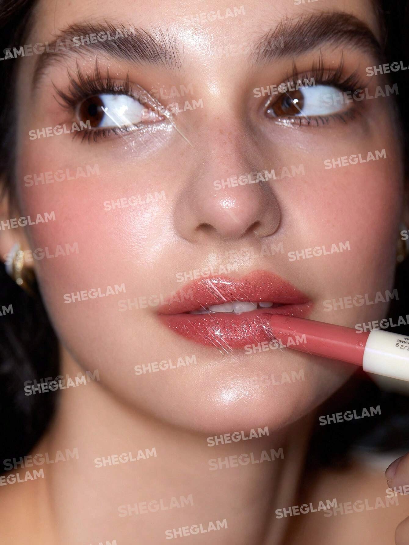 Pout-Perfect Shimmer Lip Plumper-Pink Flamingo