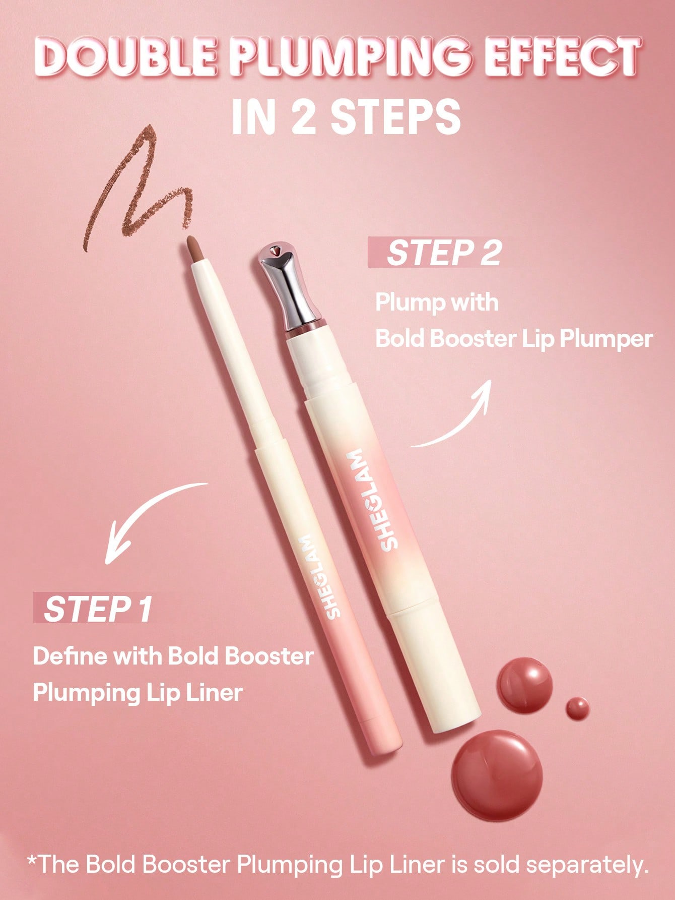 Bold Booster Lip Plumper-Rose Veil