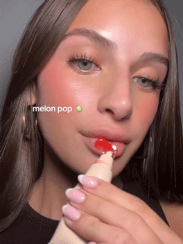 Crystal Glaze Moisturizing Lip Gloss-Melon Pop