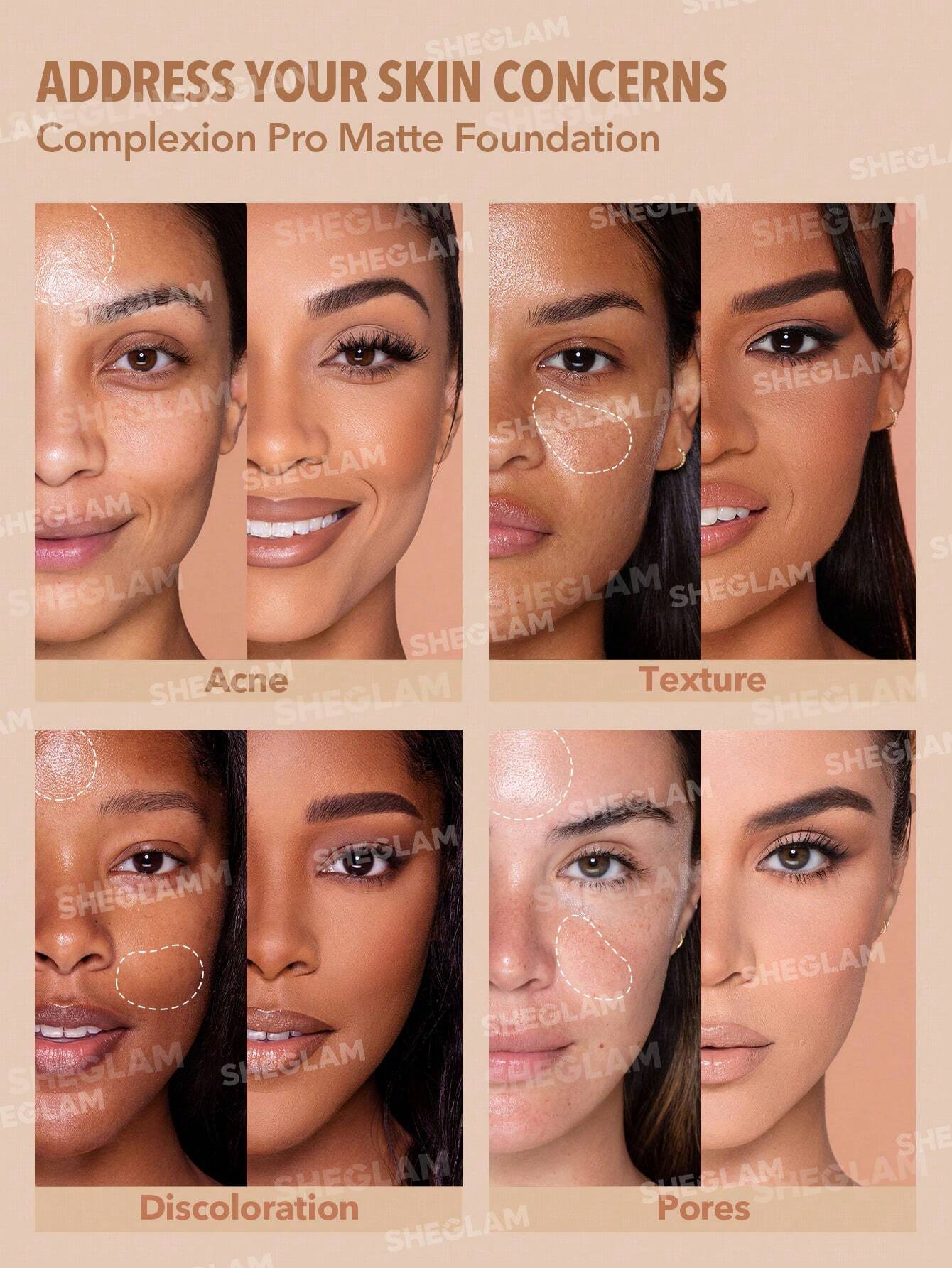 Complexion Pro Long Lasting Breathable Matte Foundation-Nude