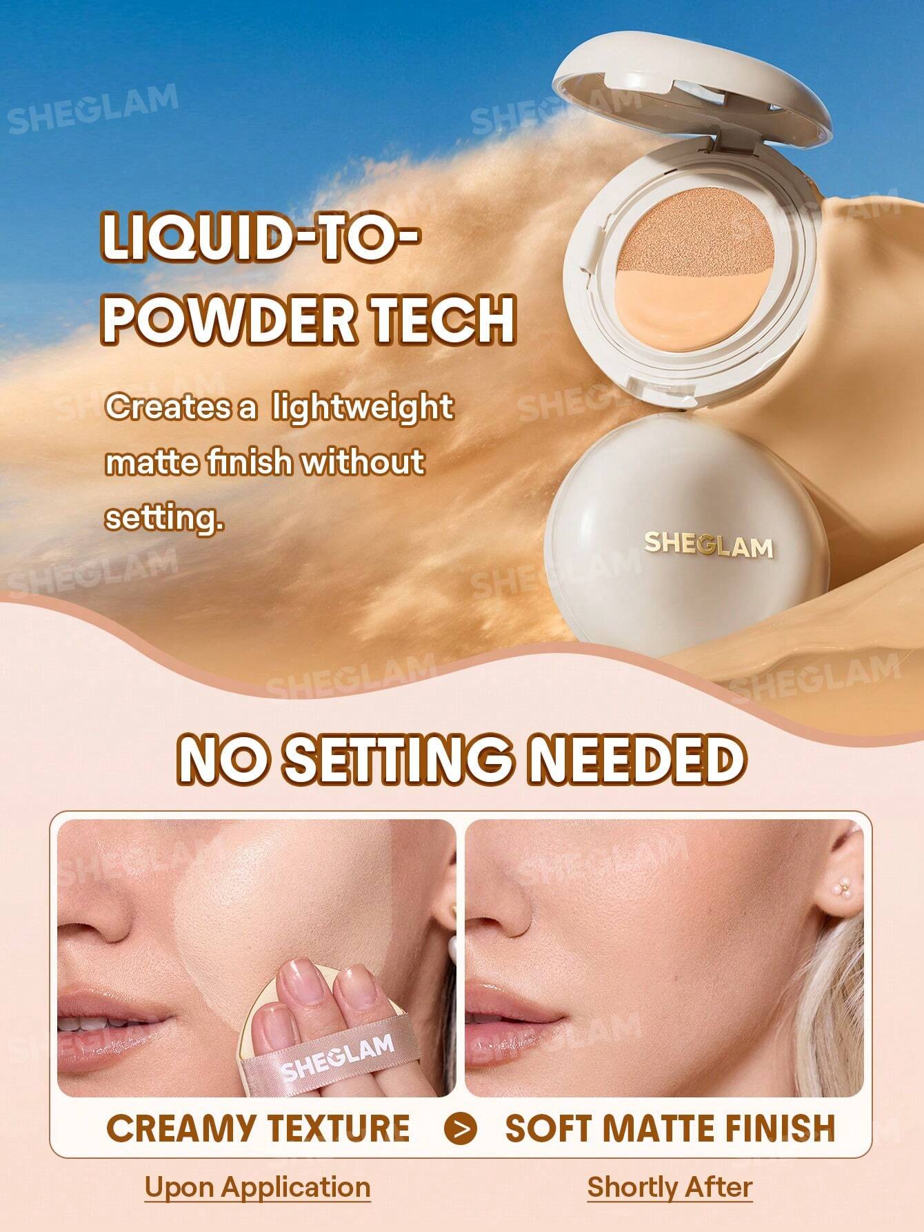 Lock & Go Long-Lasting Cushion Foundation-Nude