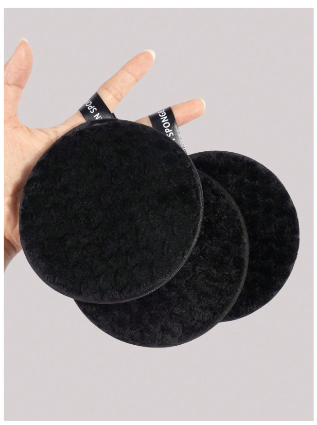 MAANGE 3-Piece Makeup Remover Sponge Set