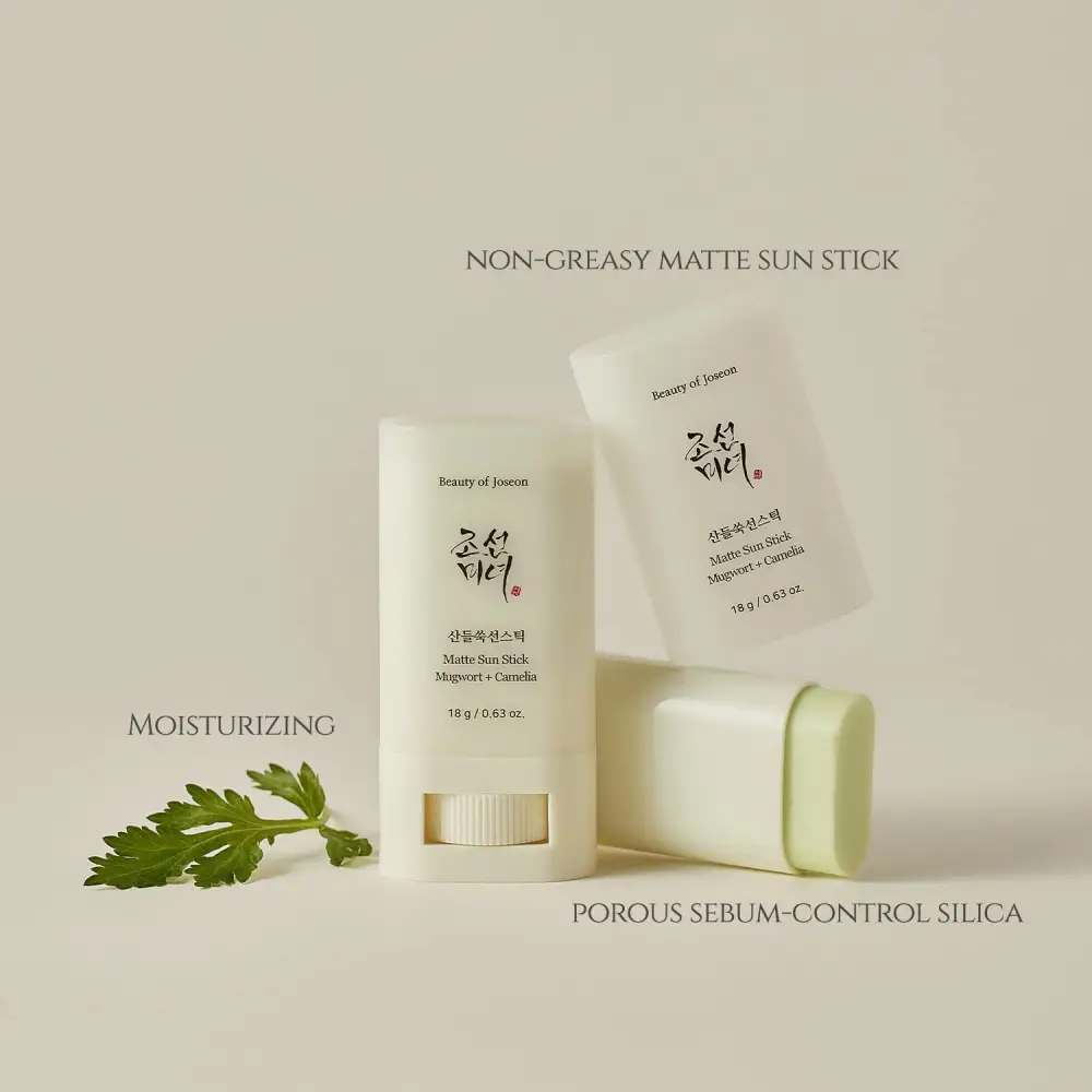 Matte Sun Stick : Mugwort + Camellia SPF50 PA++++ - 18g