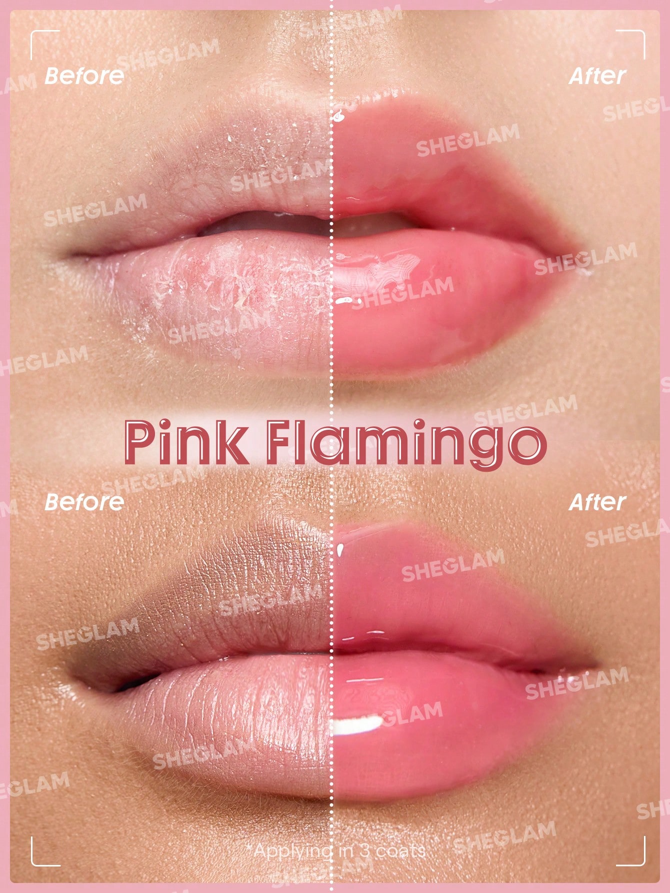 Booster Shine Plumping Lip Gloss-Pink Flamingo