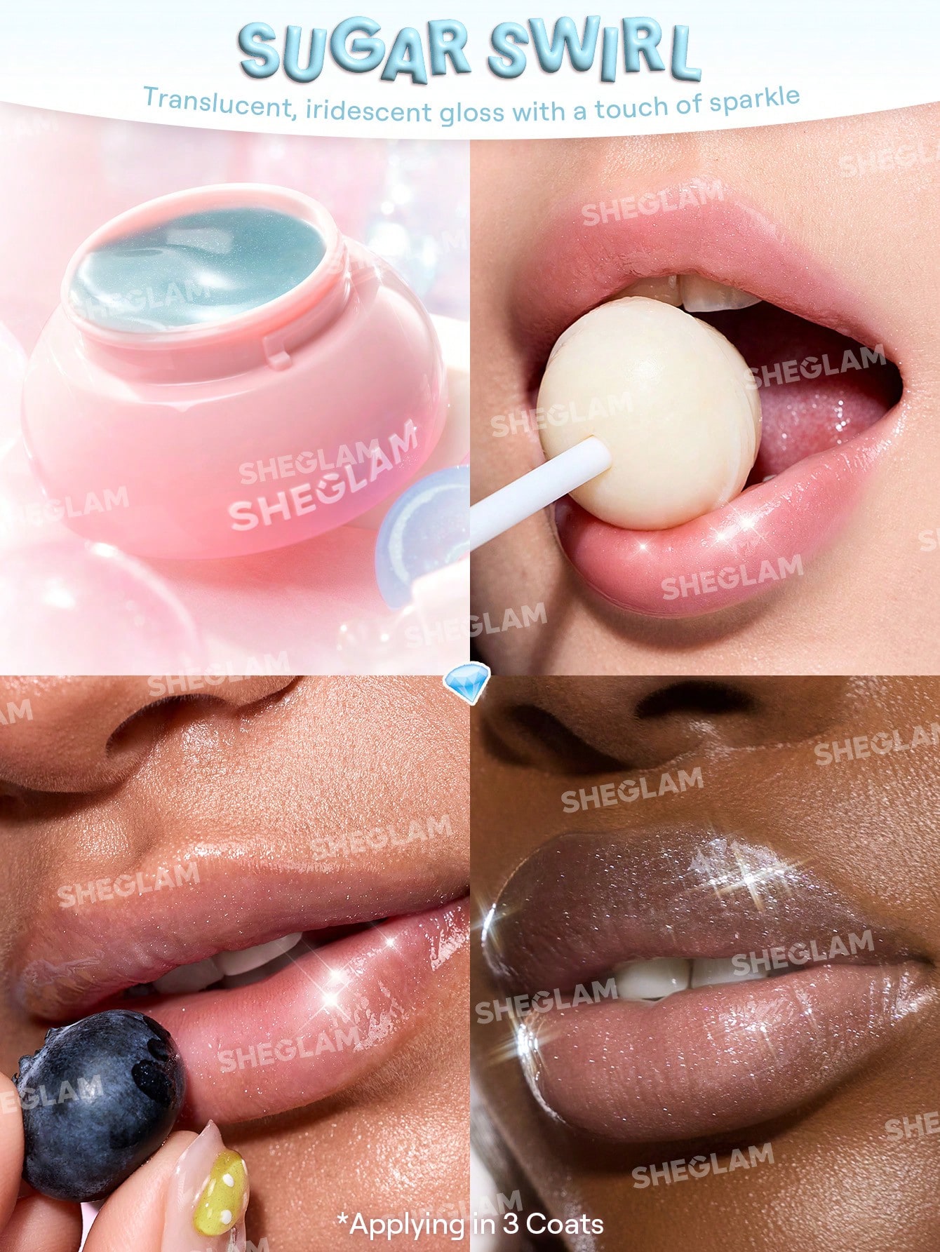Hydra Jelly Pocket Lip Jam-Sugar Swirl
